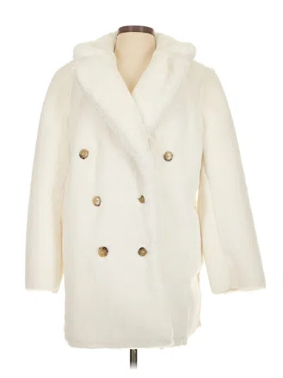 Pre-owned Jcrew Coat In Ivory
