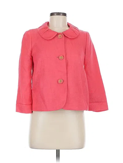 Pre-owned Jcrew Coat In Pink