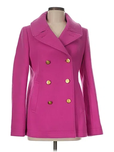 Pre-owned Jcrew Coat In Pink