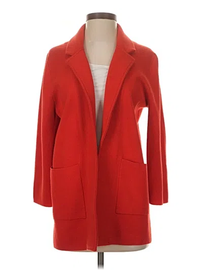 Pre-owned Jcrew Coat In Red