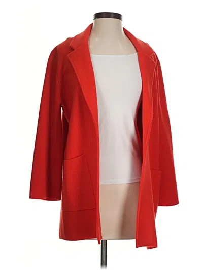 Pre-owned Jcrew Coat In Red