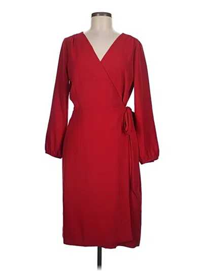 Pre-owned Jcrew Coat In Red