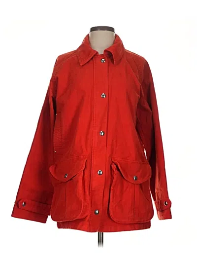 Pre-owned Jcrew Coat In Red