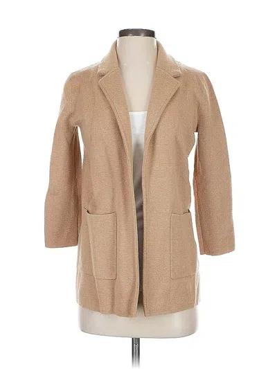Pre-owned Jcrew Coat In Tan
