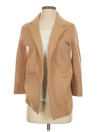 Pre-owned Jcrew Coat In Tan