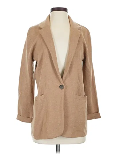 Pre-owned Jcrew Coat In Tan