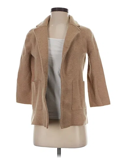 Pre-owned Jcrew Coat In Tan
