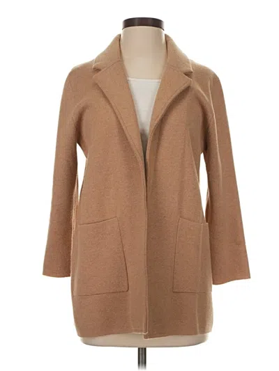 Pre-owned Jcrew Coat In Tan
