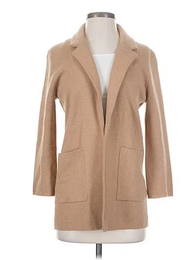 Pre-owned Jcrew Coat In Tan