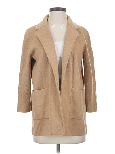 Pre-owned Jcrew Coat In Tan