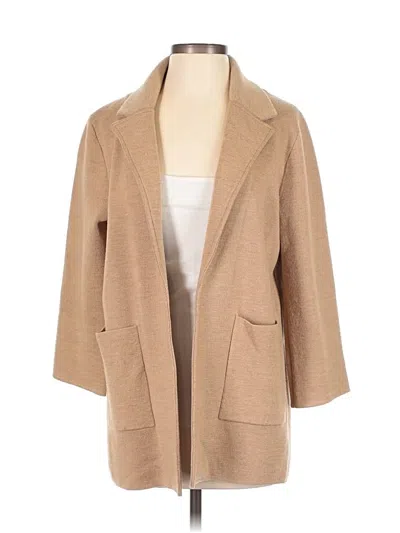 Pre-owned Jcrew Coat In Tan