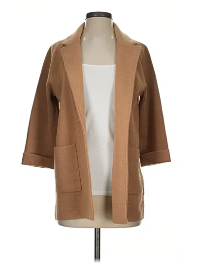 Pre-owned Jcrew Coat In Tan