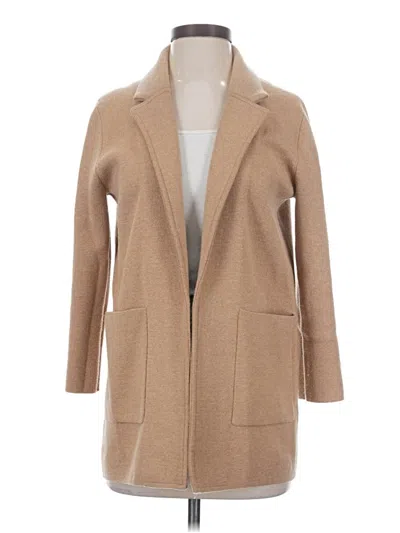 Pre-owned Jcrew Coat In Tan