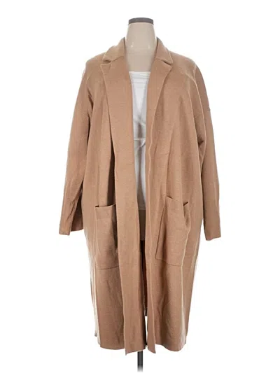 Pre-owned Jcrew Coat In Tan