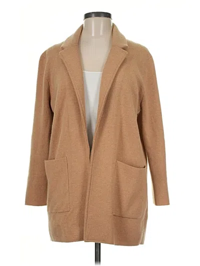 Pre-owned Jcrew Coat In Tan