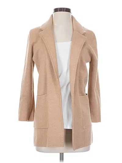 Pre-owned Jcrew Coat In Tan