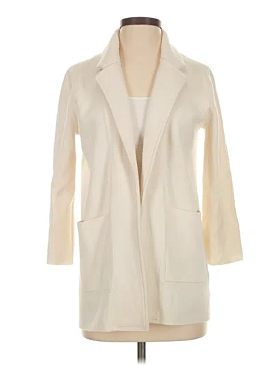 Pre-owned Jcrew Coat In White