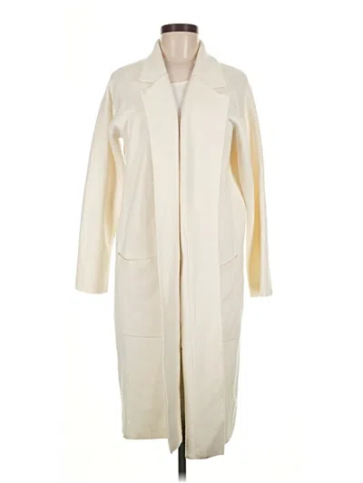 Pre-owned Jcrew Coat In White