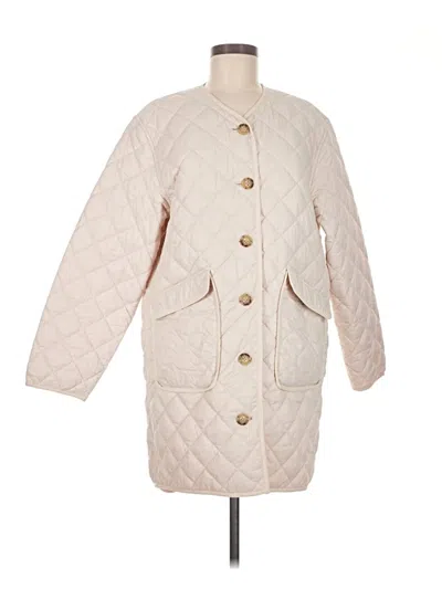 Pre-owned Jcrew Coat In White