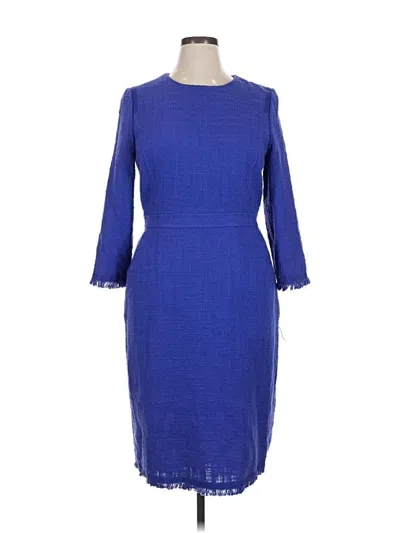 Pre-owned Jcrew Cocktail Dress In Blue