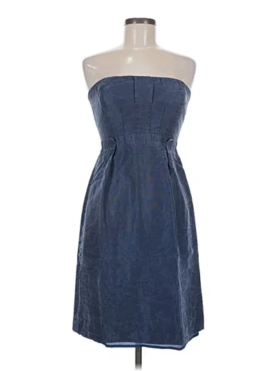 Pre-owned Jcrew Cocktail Dress In Blue