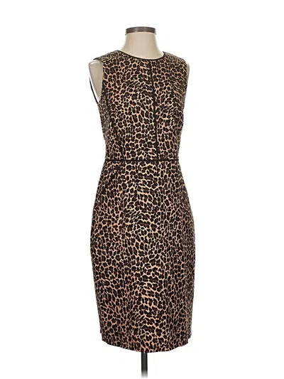 Jcrew Cocktail Dress In Brown