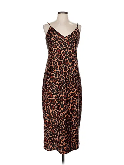 Pre-owned Jcrew Cocktail Dress In Brown