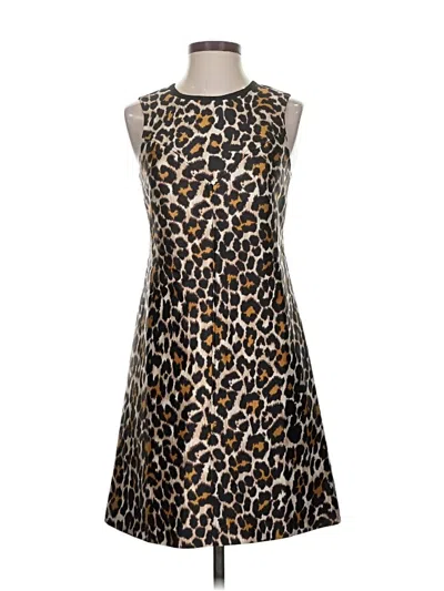 Pre-owned Jcrew Cocktail Dress In Brown