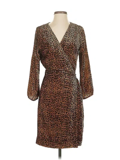 Pre-owned Jcrew Cocktail Dress In Brown