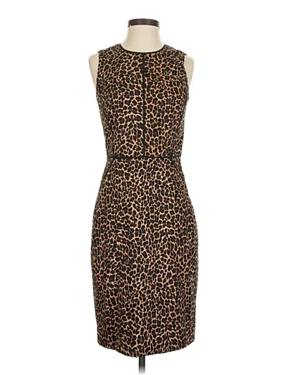 Jcrew Cocktail Dress In Brown