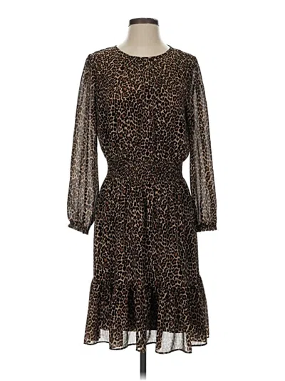 Pre-owned Jcrew Cocktail Dress In Brown