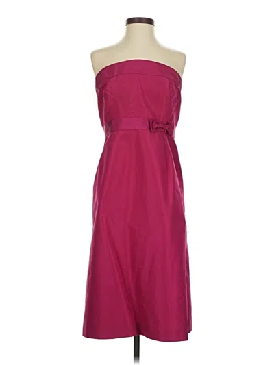 Pre-owned Jcrew Cocktail Dress In Burgundy