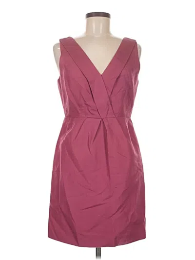 Pre-owned Jcrew Cocktail Dress In Burgundy