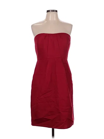 Pre-owned Jcrew Cocktail Dress In Burgundy