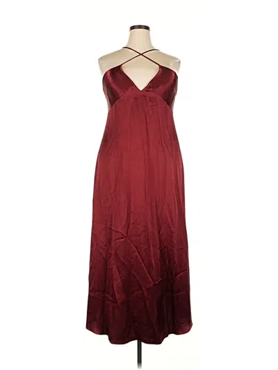 Pre-owned Jcrew Cocktail Dress In Burgundy