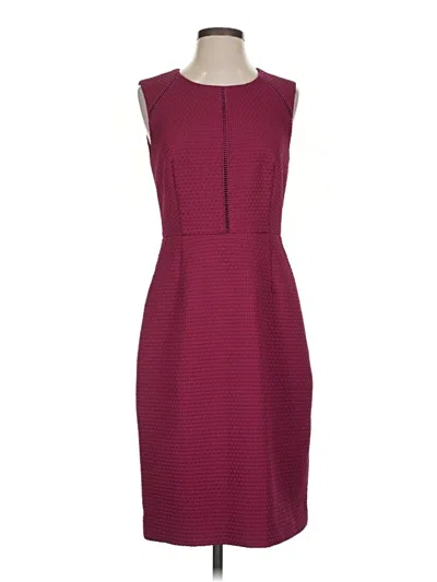 Pre-owned Jcrew Cocktail Dress In Burgundy