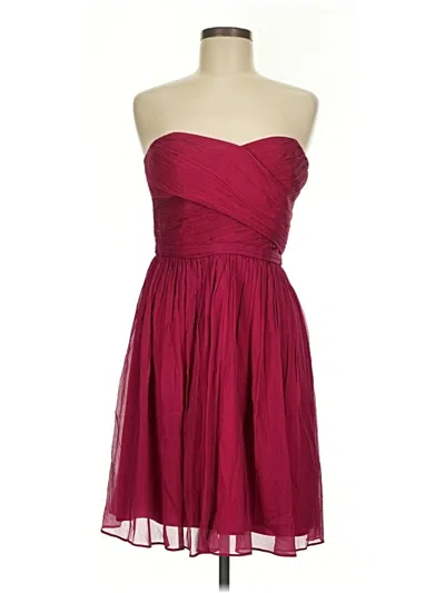 Jcrew Cocktail Dress In Burgundy