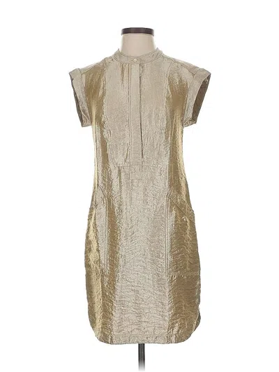 Pre-owned Jcrew Cocktail Dress In Gold
