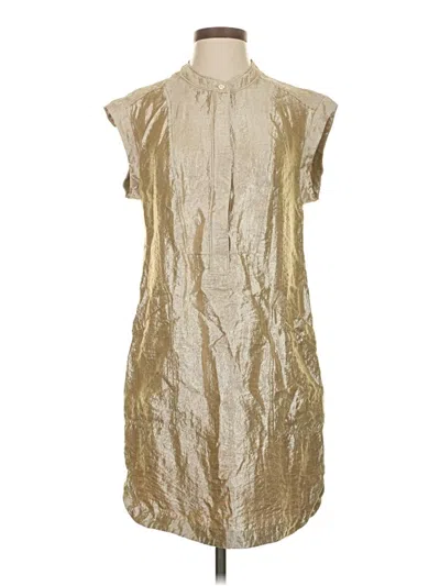 Pre-owned Jcrew Cocktail Dress In Gold