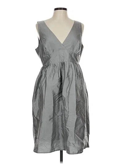 Pre-owned Jcrew Cocktail Dress In Gray