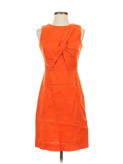 Pre-owned Jcrew Cocktail Dress In Orange