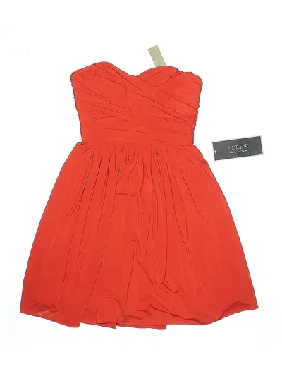 Jcrew Cocktail Dress In Orange