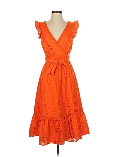 Pre-owned Jcrew Cocktail Dress In Orange