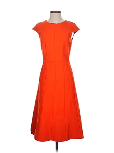 Pre-owned Jcrew Cocktail Dress In Orange
