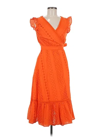 Pre-owned Jcrew Cocktail Dress In Orange