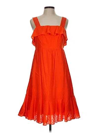Pre-owned Jcrew Cocktail Dress In Orange