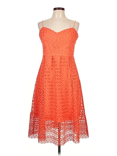 Jcrew Cocktail Dress In Orange