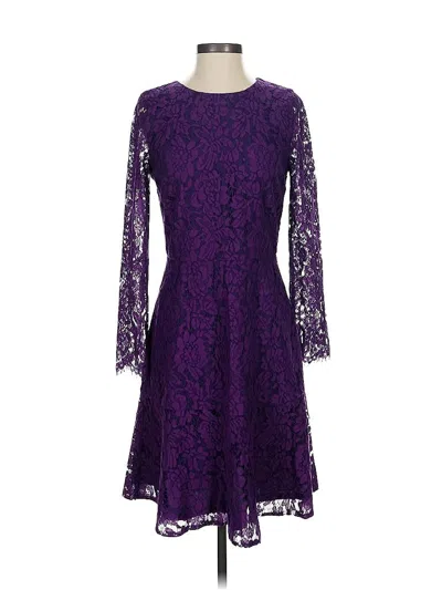 Pre-owned Jcrew Cocktail Dress In Purple