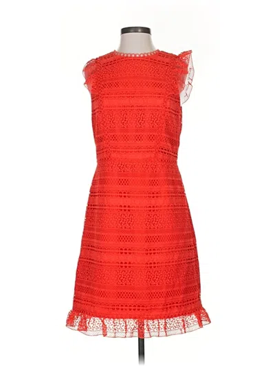 Pre-owned Jcrew Cocktail Dress In Red