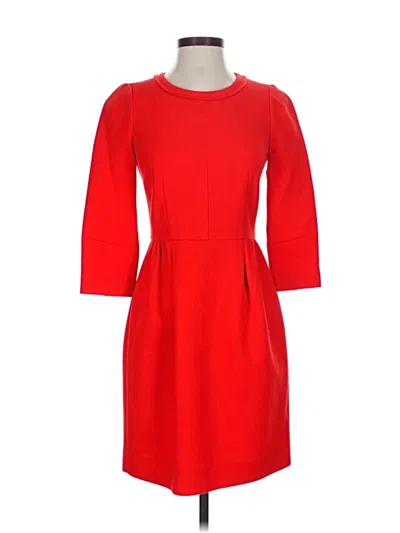 Pre-owned Jcrew Cocktail Dress In Red